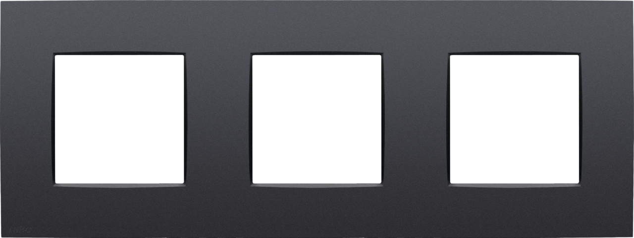 Niko Intense Anthracite Afdekraam 3-voudig HV mat antraciet 133-76700 afbeelding 2